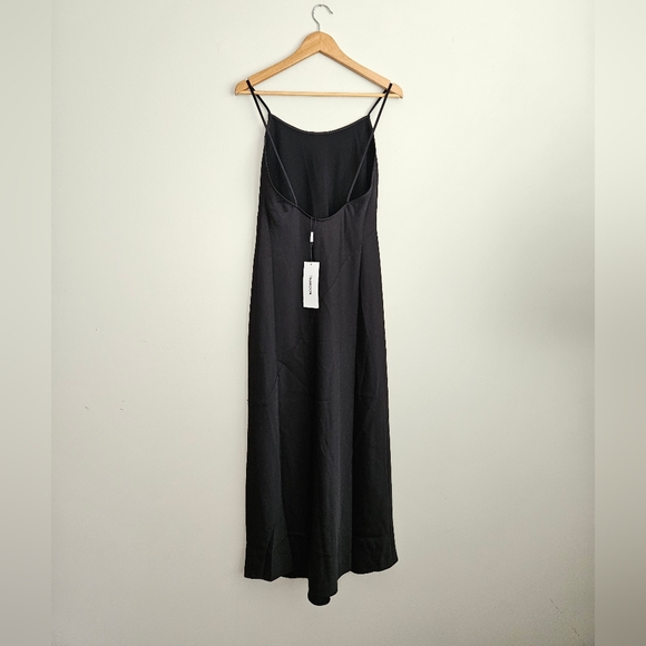 NWT Thakoon Dress Low Back Maxi Dress size 10 Sexy Strapless Black‎ Tan - Picture 12 of 16